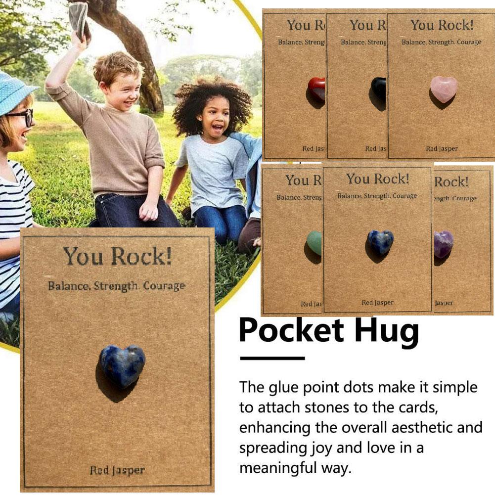 thumbnail image 2 of SGACAI Mini tarjeta de felicitación de curación con cristales en forma de corazón, regalo de adorno de corazón de cristal curativo ✨s, 2 of 7