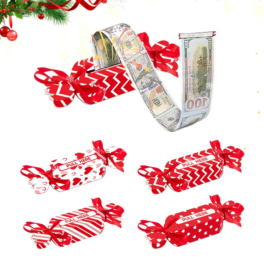 thumbnail image 3 of SGACAI Dispensador de dinero y alcancía navideña, alcancía navideña para regalar en efectivo, adornos navideños para guardar dinero, divertida alcancía navideña para niños, adultos y amigos, 3 of 7