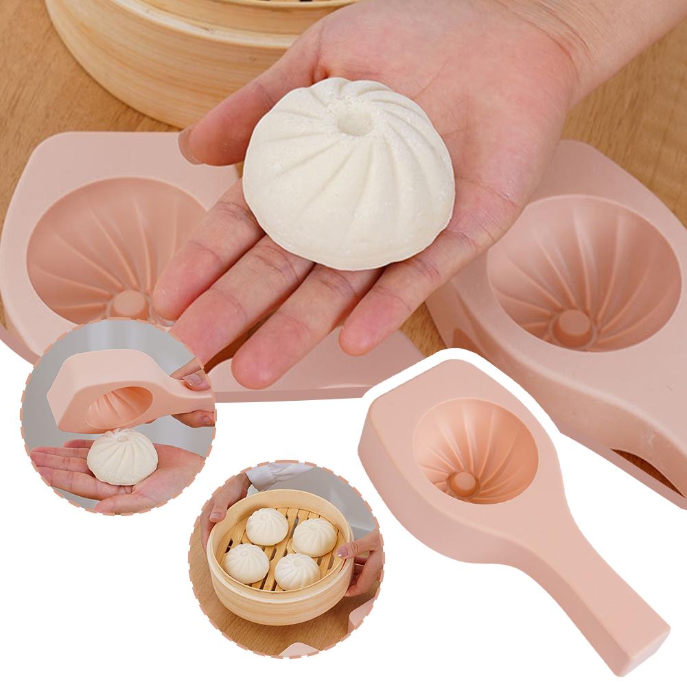 thumbnail image 2 of Ruifaya Molde para bollos al vapor, molde de polipropileno Baozi, moldes para pasteles de luna, forma de flor de ciruelo♫, 2 of 7