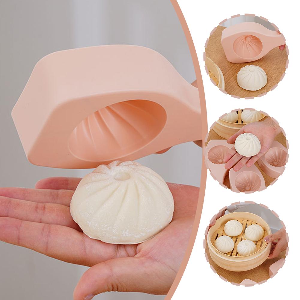 thumbnail image 3 of Ruifaya Molde para bollos al vapor, molde de polipropileno Baozi, moldes para pasteles de luna, forma de flor de ciruelo♫, 3 of 7