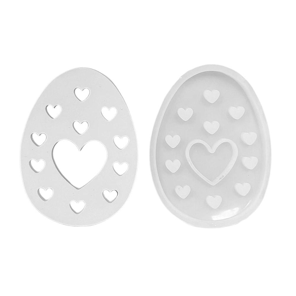 thumbnail image 4 of SGACAI Molde de silicona para lámpara de conejito de huevo Molde de silicona para yeso de conejo de huevo de Pascua Lote K2, 4 of 7