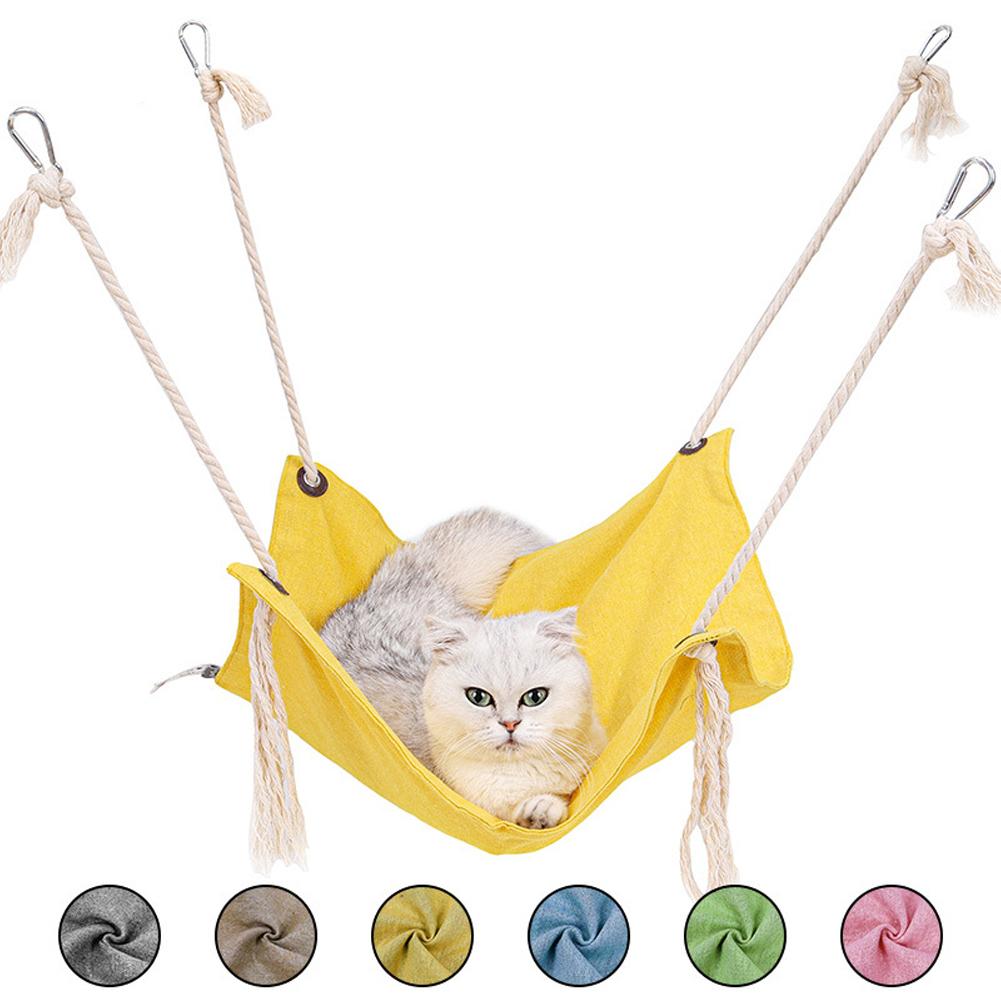 thumbnail image 2 of SGACAI Jaula transpirable para gatos, columpio colgante, nido, decoración de hamaca, accesorios para mascotas, lote S7, 2 of 7