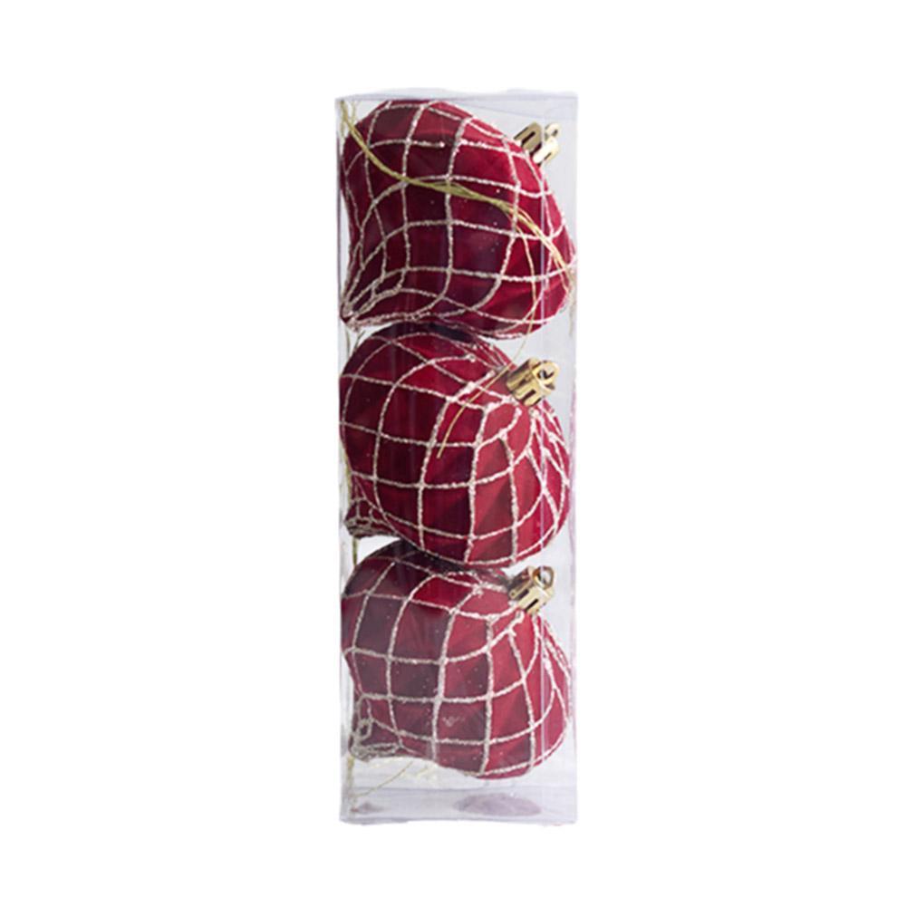 thumbnail image 5 of SGACAI Bolas de Navidad de terciopelo Adornos de Hobby Lobby Bolas de Navidad irrompibles 8 cm M, 5 of 7