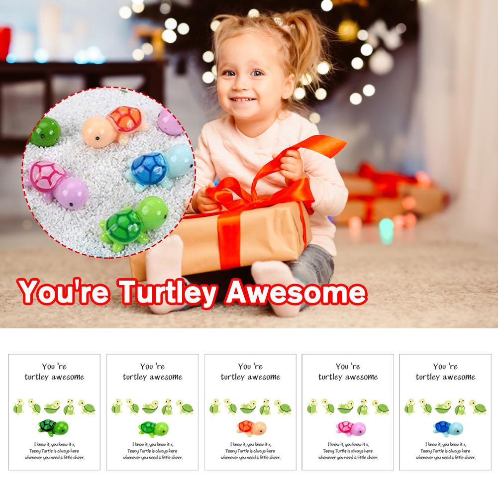 thumbnail image 2 of Ruifaya Eres una tortuga increíble, tarjetas de agradecimiento con un juego de palabras con animales, tarjetas de felicitación, tarjetas de apoyo emocional hechas a mano, tortuga ex motivacional, 2 of 7