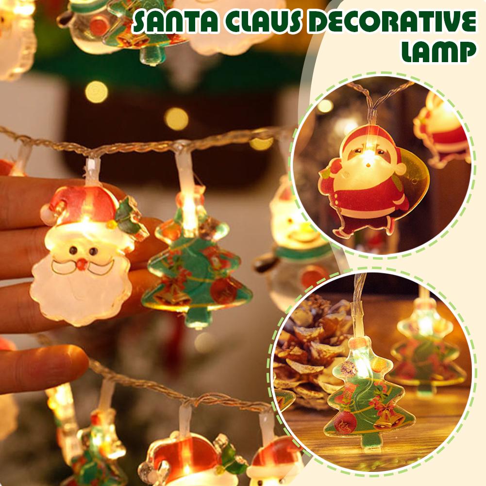 thumbnail image 2 of Wartleves ¿Tira de luces decorativas para árbol de Navidad, anciano, para vestir, colgante creativo?, 2 of 7