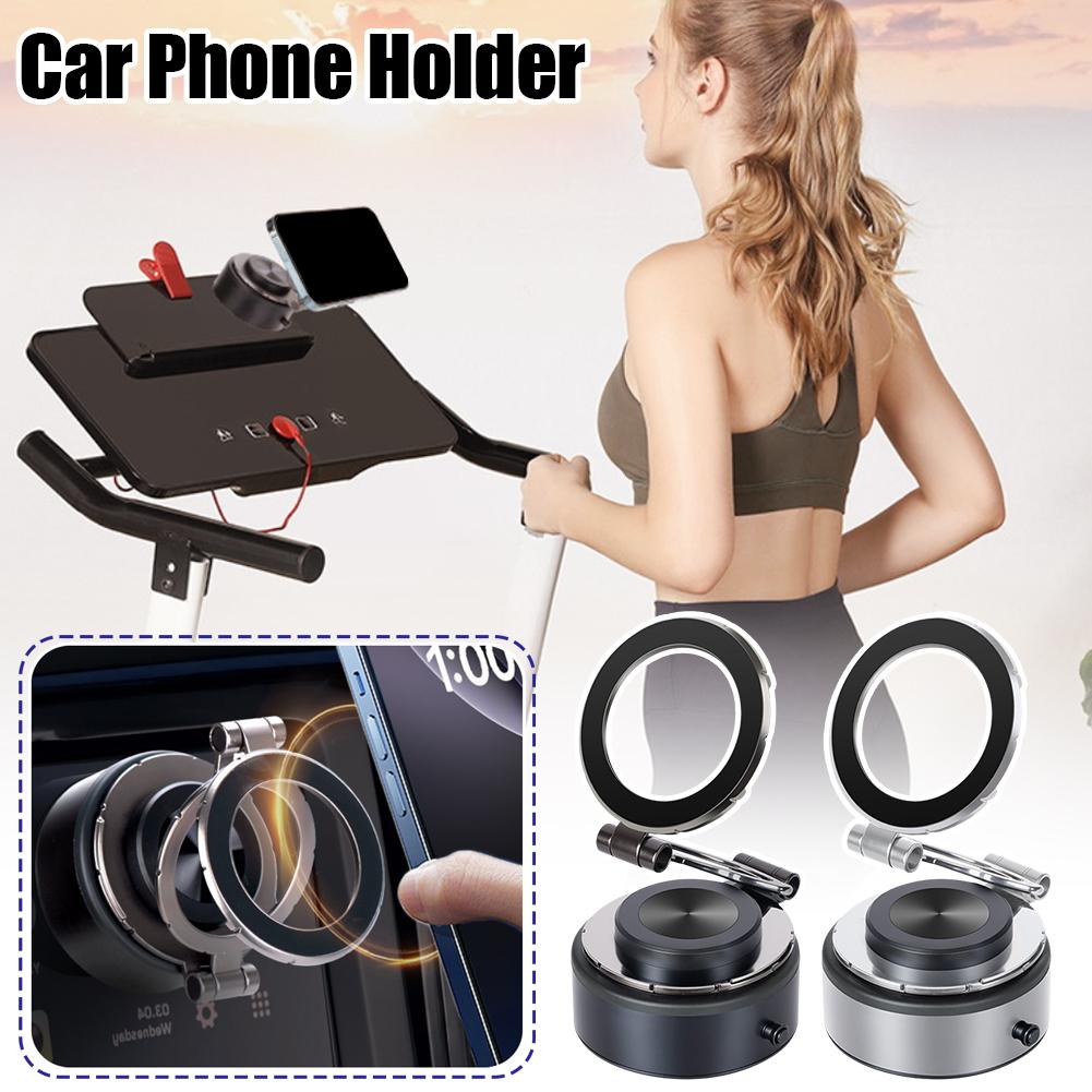 thumbnail image 2 of Ruifaya Soporte magnético plegable para teléfono de coche con rotación de 360 grados y ventosa antivibración para navegación, 2 of 7