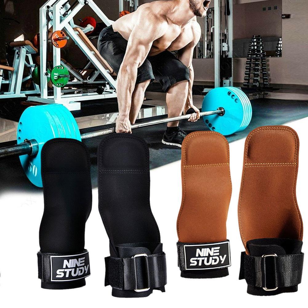 thumbnail image 2 of Wartleves Guantes de palma para entrenamiento en el gimnasio con protección para las manos y agarres para dominadas, 2 of 7