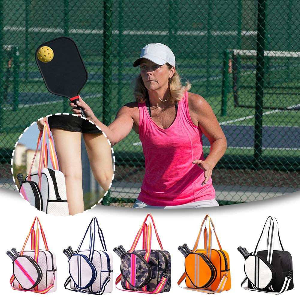 thumbnail image 3 of Wartleves Bolso para raqueta de tenis, bolso de mano, bolsos cruzados de moda para mujer б^ π!, 3 of 7