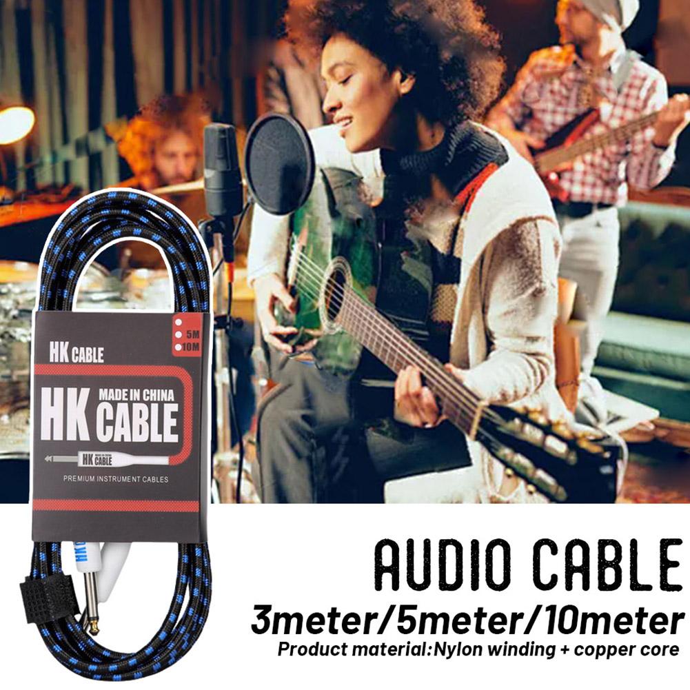 thumbnail image 2 of Ruifaya Cable de audio de 6,35 mm para conexión de audio de guitarra, lote J5, 2 of 7