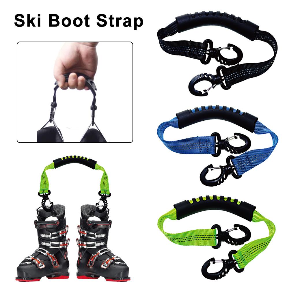 thumbnail image 2 of Wartleves Correas para transportar botas de esquí ZOUBAOQ, correa ajustable para transportar botas de snowboard, correa para llevar al hombro para patines para hombres, correa para patines para mujere, 2 of 7