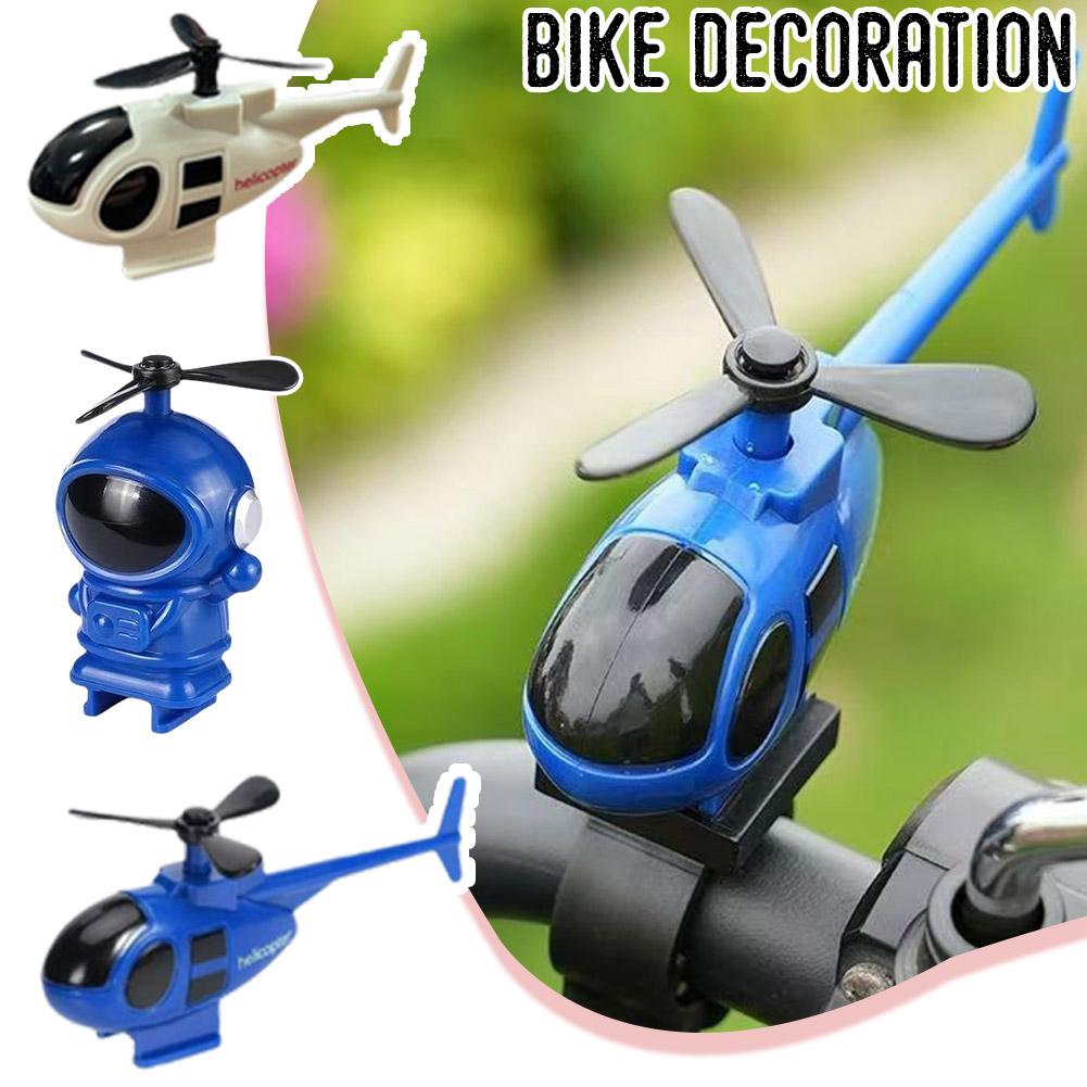 thumbnail image 2 of Wartleves Timbre de bicicleta con hélice para motocicleta, decoración universal para bicicleta de montaña GXV, 2 of 7