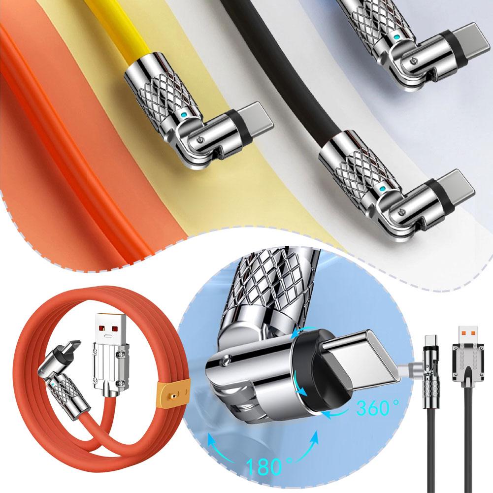 thumbnail image 3 of Ruifaya Nuevo cable de datos de carga rápida universal con rotación de 540 grados, 3 of 7