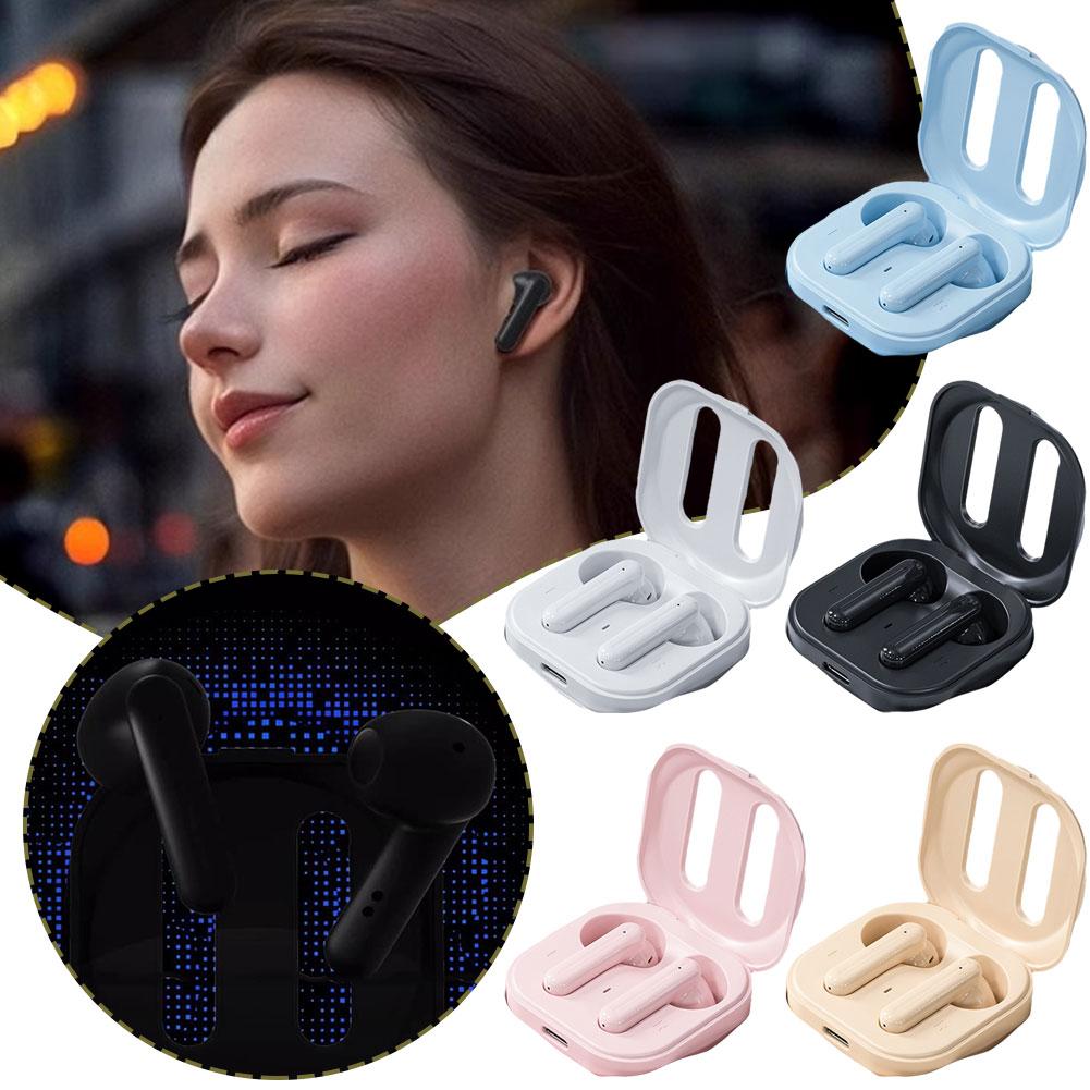 thumbnail image 3 of Wartleves Auriculares inalámbricos Bluetooth 5.4, auriculares impermeables, miniauriculares estéreo con sonido ultraligeros, auriculares con llamadas claras para teléfono, deportes, ejercicio, correr,, 3 of 7