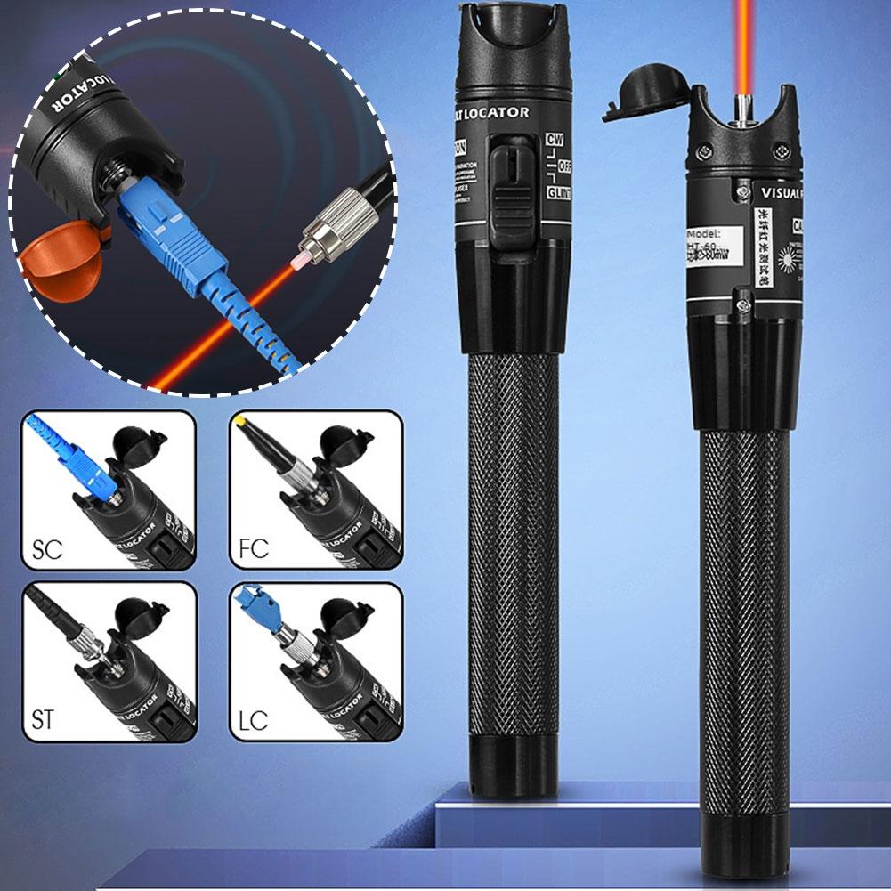 thumbnail image 3 of Wartleves Localizador visual de fallos Comprobador de cables de fibra óptica 1-60 km VFL, 3 of 7