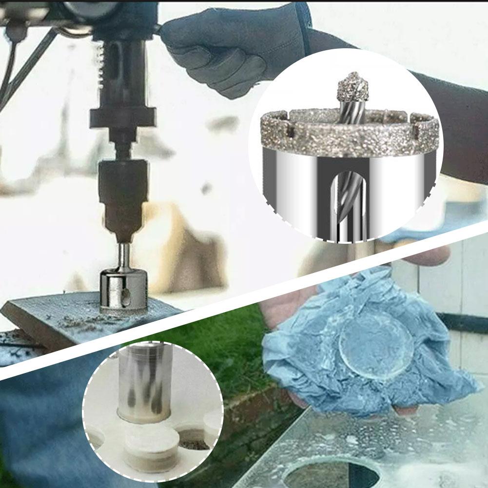 thumbnail image 2 of Wartleves Juego de brocas para sierra perforadora de diamante para cortar vidrio, cerámica, baldosas, porcelana, 16-100 mm, 2 of 7