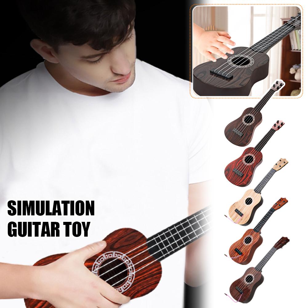 thumbnail image 2 of SGACAI Ukelele de juguete para niños de 21 pulgadas, guitarra clásica, juguete musical, ukelele de 4 cuerdas para niños pequeños, juguete educativo y de aprendizaje, 2 of 7