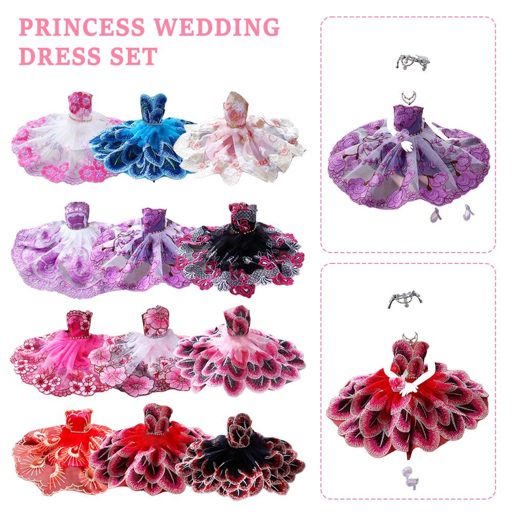 thumbnail image 2 of Wartleves Accesorios coloridos para vestir muñecas, vestido de novia, traje de princesa., 2 of 7