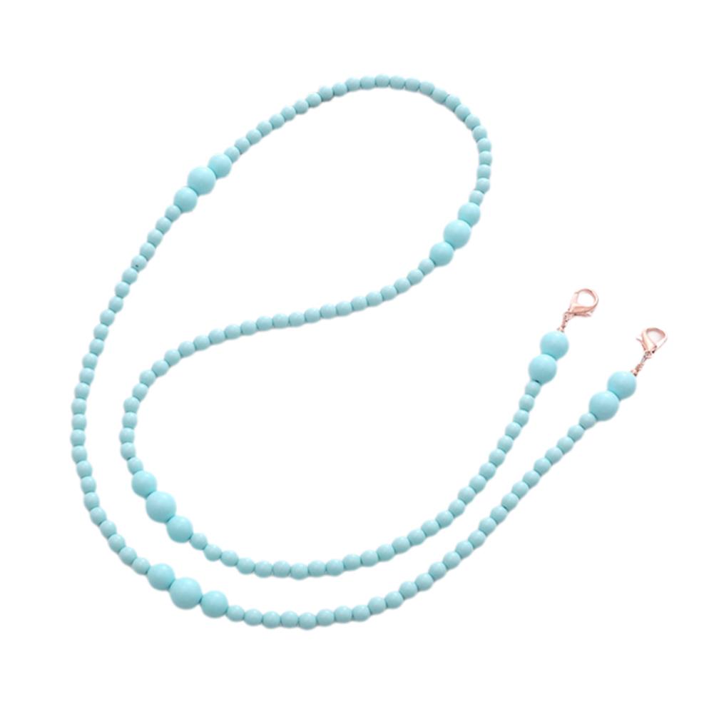 thumbnail image 4 of Ruifaya Nueva cadena de hombro de acrílico con forma de cruz diagonal, cuerda colgante con perlas para mujer, 4 of 7