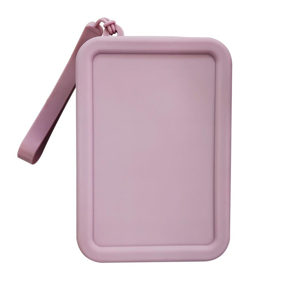 thumbnail image 4 of Wartleves Bolsa de silicona para maquillaje y lápiz labial, bolsa de almacenamiento de cosméticos, gran capacidad, resistente al agua, para viajes., 4 of 7