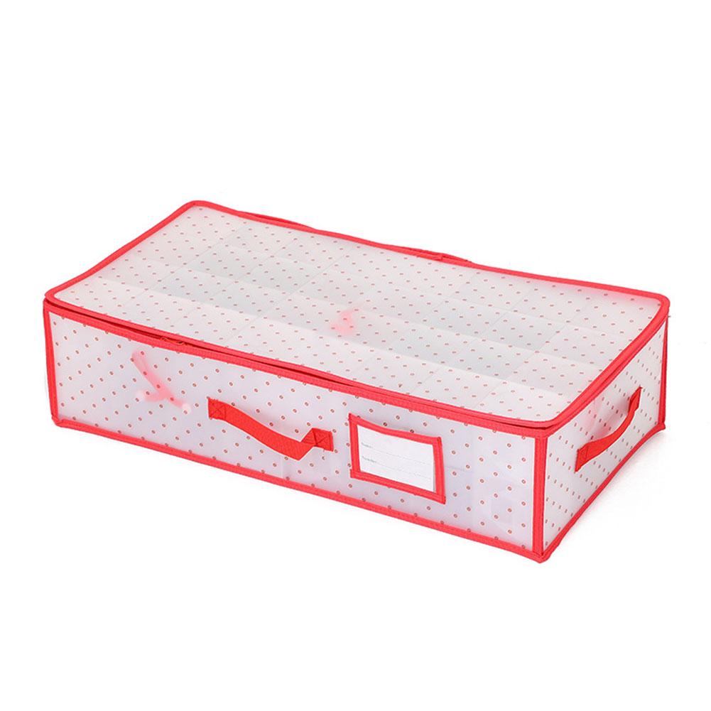 thumbnail image 4 of Wartleves Caja de almacenamiento de bolas de Navidad, organizador de bolsas para decoración de árboles de Navidad, 4 of 7