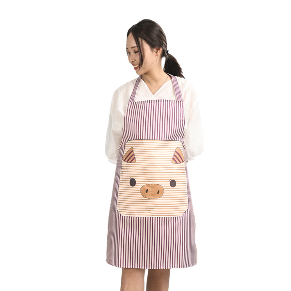 thumbnail image 4 of Wartleves Delantal de cocina sin mangas con diseño creativo de dibujos animados de moda coreana, 4 of 7