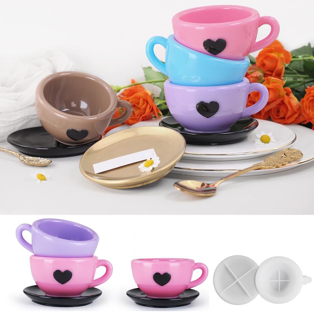 thumbnail image 2 of Ruifaya Molde de silicona para taza de té Love, hecho a mano, para hacer tazas de café hechas de cemento y yeso ✨s, 2 of 7