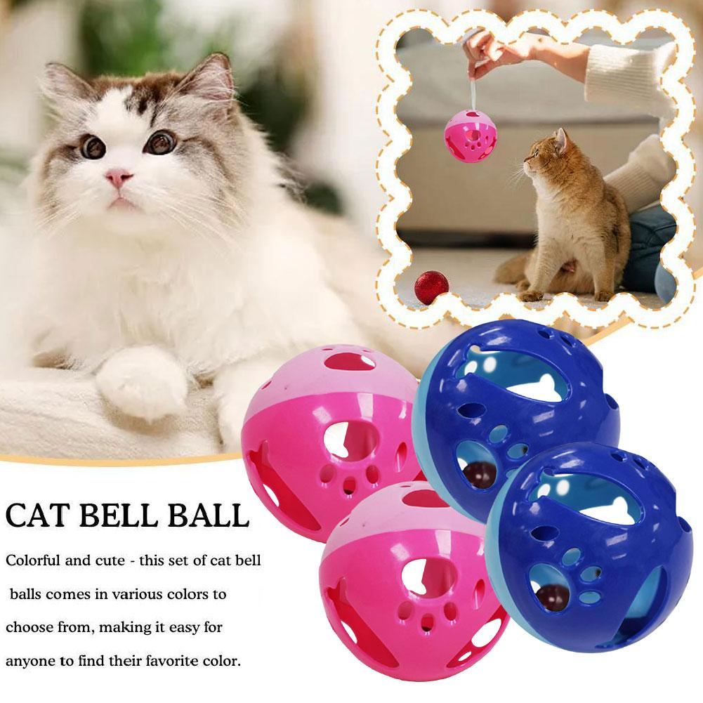 thumbnail image 2 of Ruifaya Pelota para gatos de gran tamaño con cascabel para gatos y otros gatitos Pets First, 2 of 7