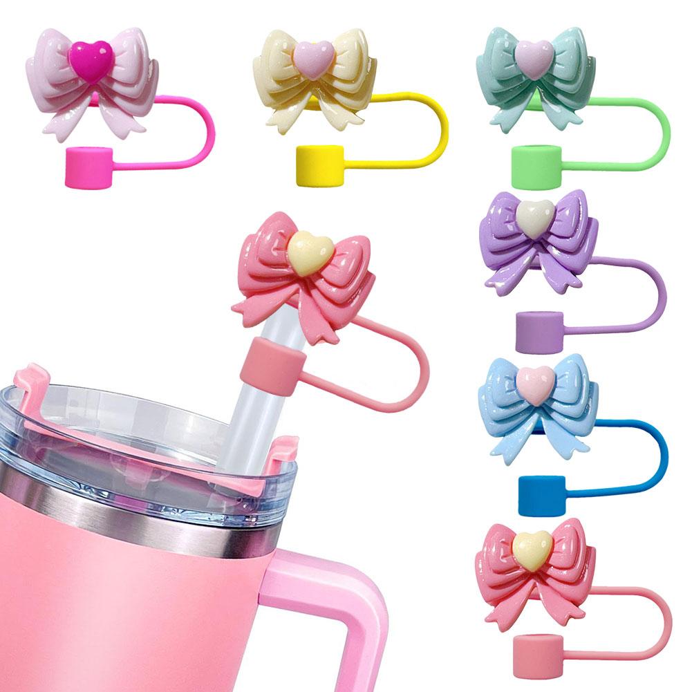 thumbnail image 3 of SGACAI Cubiertas de paja de lazo, puntas de paja para beber portátiles con lazo, cubierta para accesorios de taza;, 3 of 7