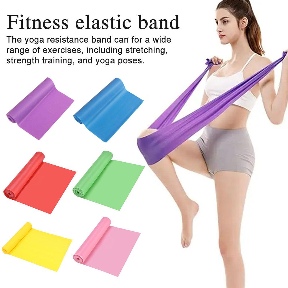 thumbnail image 3 of Ruifaya ¡CALIENTE! Banda elástica para ejercicios de yoga, fitness, deportes, resistencia al estiramiento, 1,5 m, 3 of 7