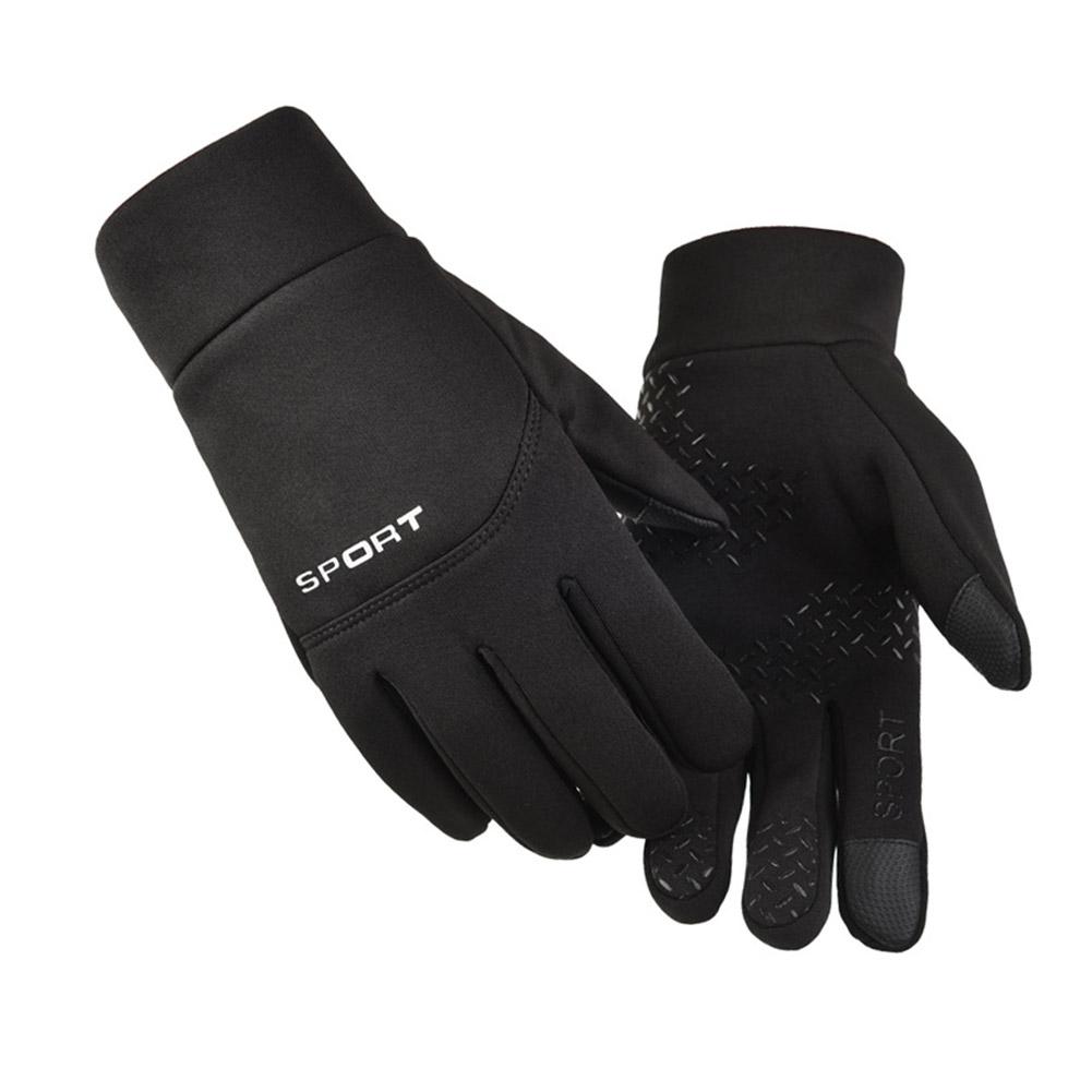 thumbnail image 3 of Wartleves 1 par de guantes de ciclismo con 2 dedos cortados para mujer y hombre, universales, mantienen el calor, GXT, 3 of 7