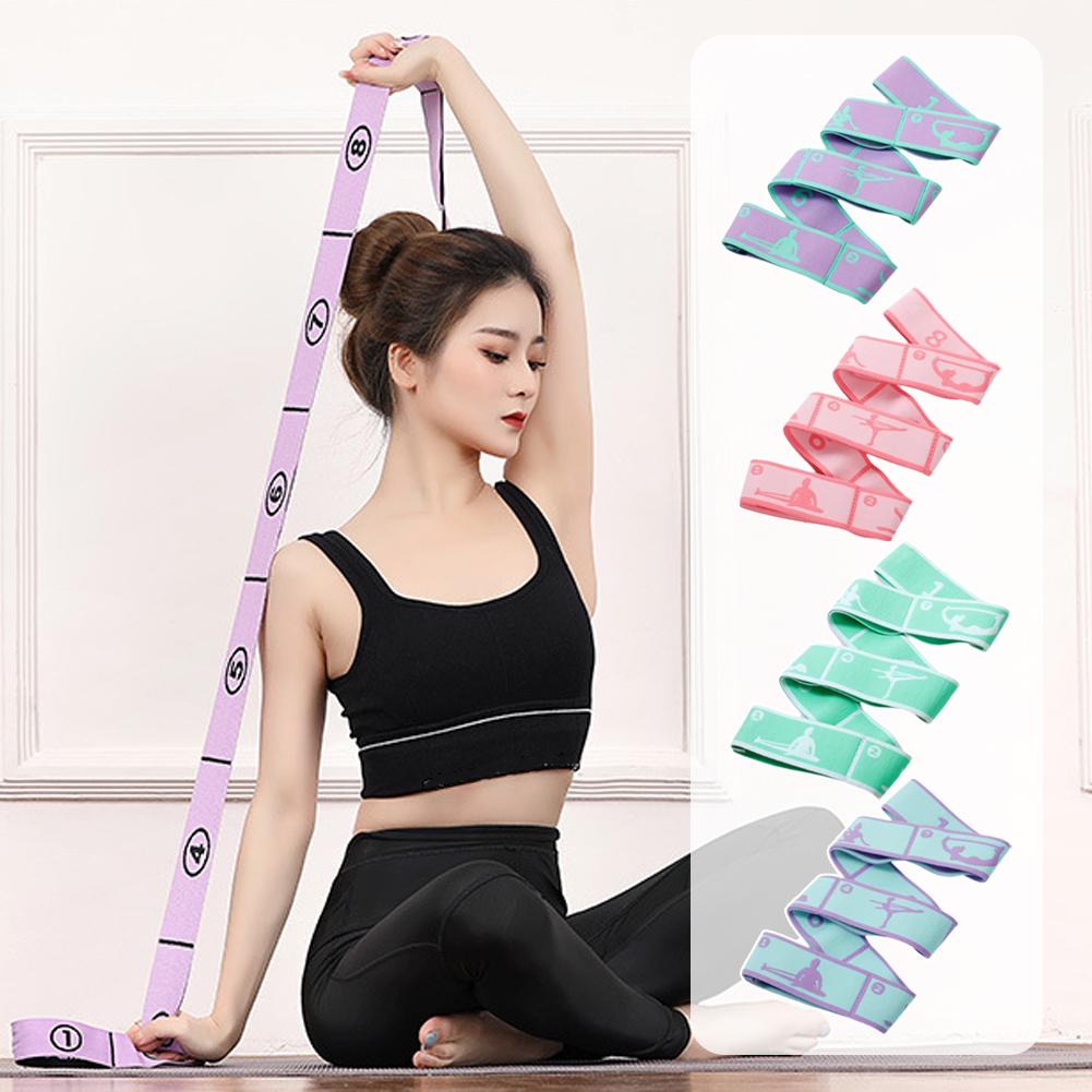 thumbnail image 3 of SGACAI Bandas elásticas de resistencia para yoga de múltiples secciones para entrenamiento de baile para adultos y niños en el gimnasio, 3 of 7