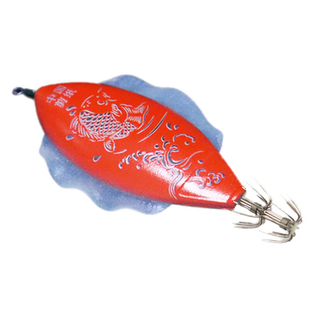 thumbnail image 4 of Wartleves AS Hard Bait Glow Shrimp Hook Real como pez Coronas 14g/11cm Squid Jigs Sea н нэ, 4 of 7