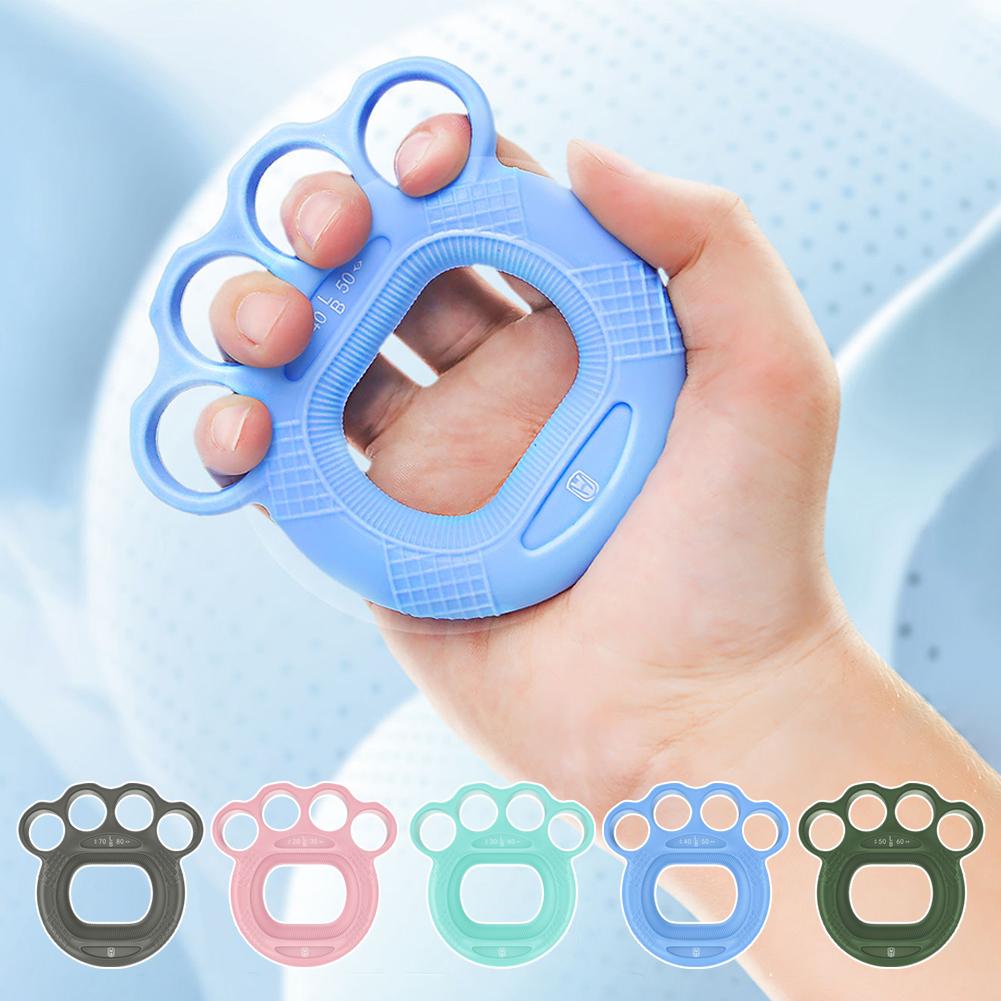 thumbnail image 2 of SGACAI Entrenador de dedos de silicona con fortalecedor de agarre, equipo de ejercicio para el hogar ✨s, 2 of 7