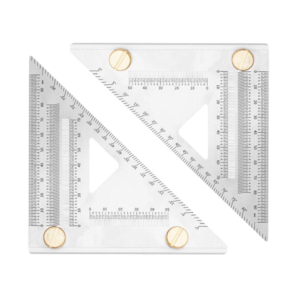 thumbnail image 4 of Ruifaya Regla triangular de acero inoxidable para carpintería/, 4 of 7
