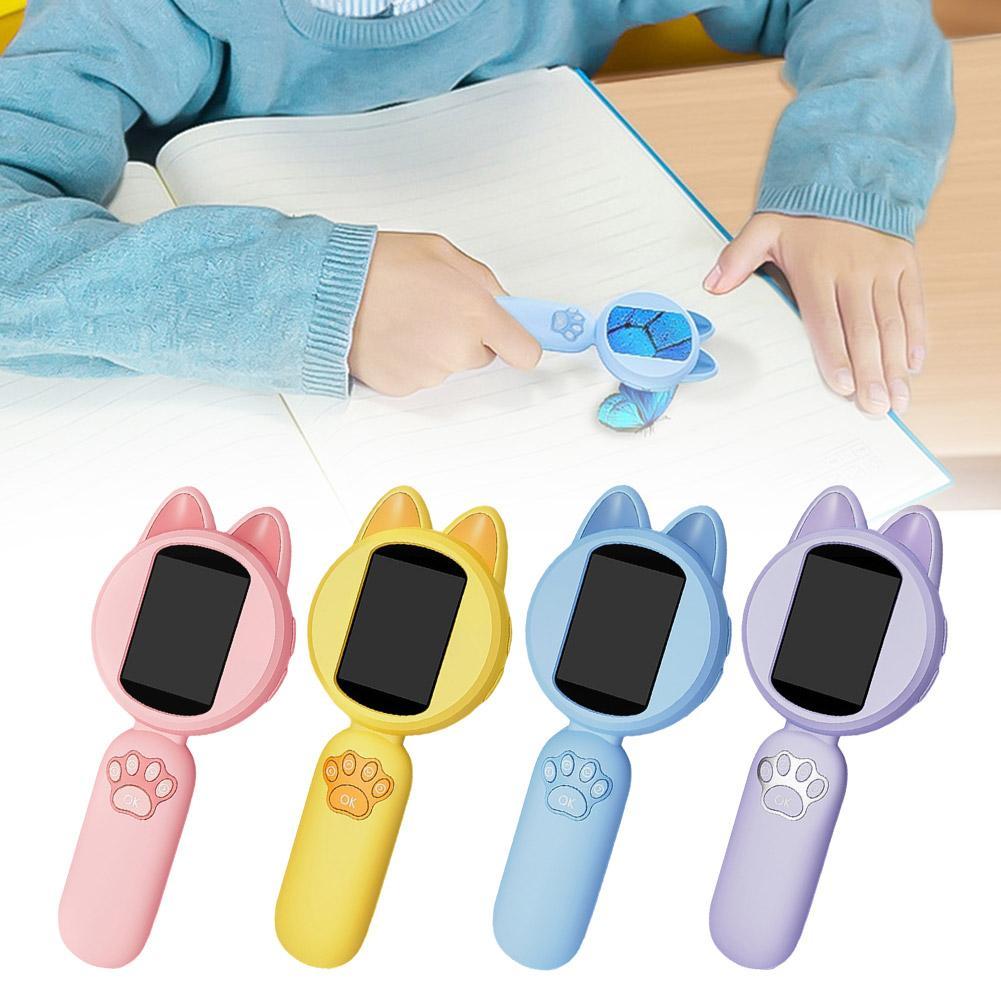 thumbnail image 2 of Ruifaya Mini microscopio de mano para niños, pantalla LCD de 2 pulgadas con 8 luces LED, portátil para - Mini microscopio de aprendizaje para niños, educación y, 2 of 7