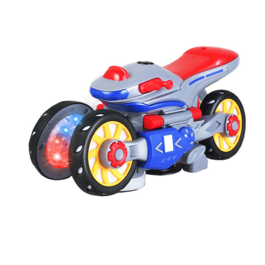 thumbnail image 5 of Ruifaya Nueva motocicleta eléctrica con luz y música, juguete giratorio de 360° para niños #OA, 5 of 7