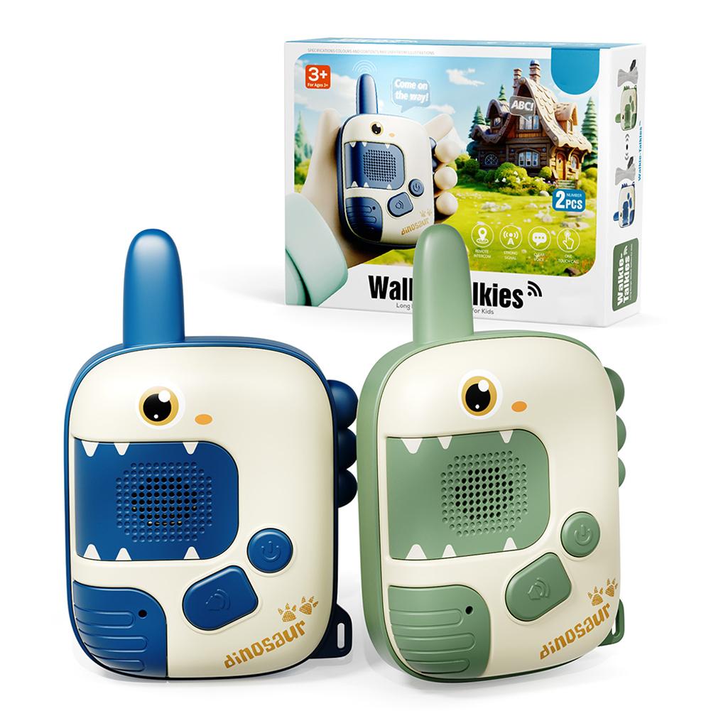 thumbnail image 5 of SGACAI Walkie Talkies para niños, juguetes para niños, walkie talkies de dinosaurio para niños, con cordón portátil, paquete de 2 lindos walkie talkies de dinosaurio, regalos de cumpleaños para niñ, 5 of 7