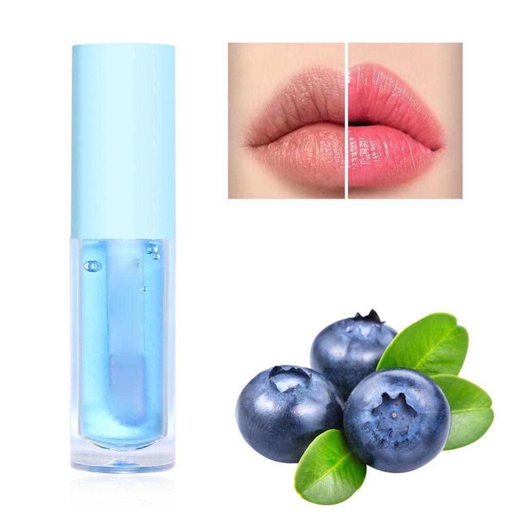 thumbnail image 4 of Ruifaya colores de brillo labial que cambian de color con sabor a frutas, 4 of 7