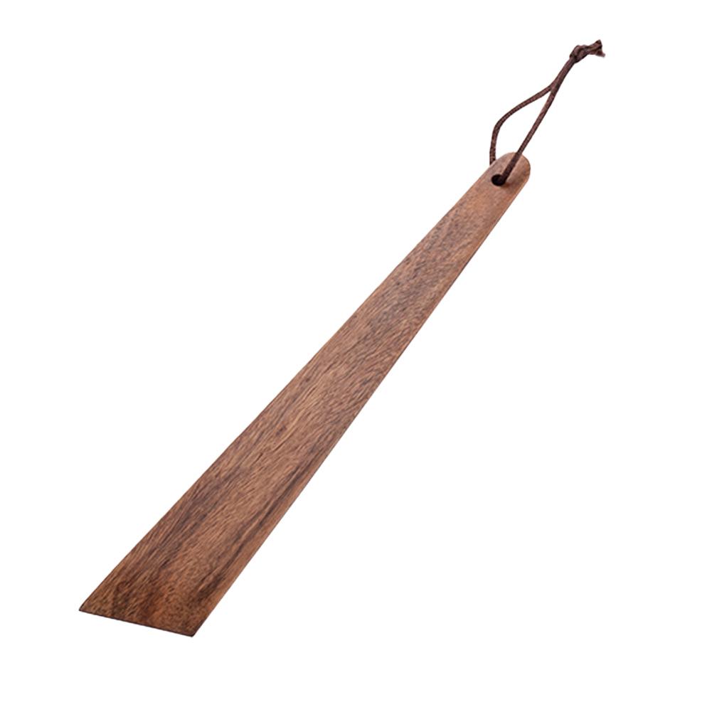 thumbnail image 5 of Wartleves Espátula de madera de teca, espátula pequeña para madera, raspador de huevos, volteador plano de madera, espátula de cocina de 12 pulgadas, utensilio de cocina antiadherente, espátula plana,, 5 of 7