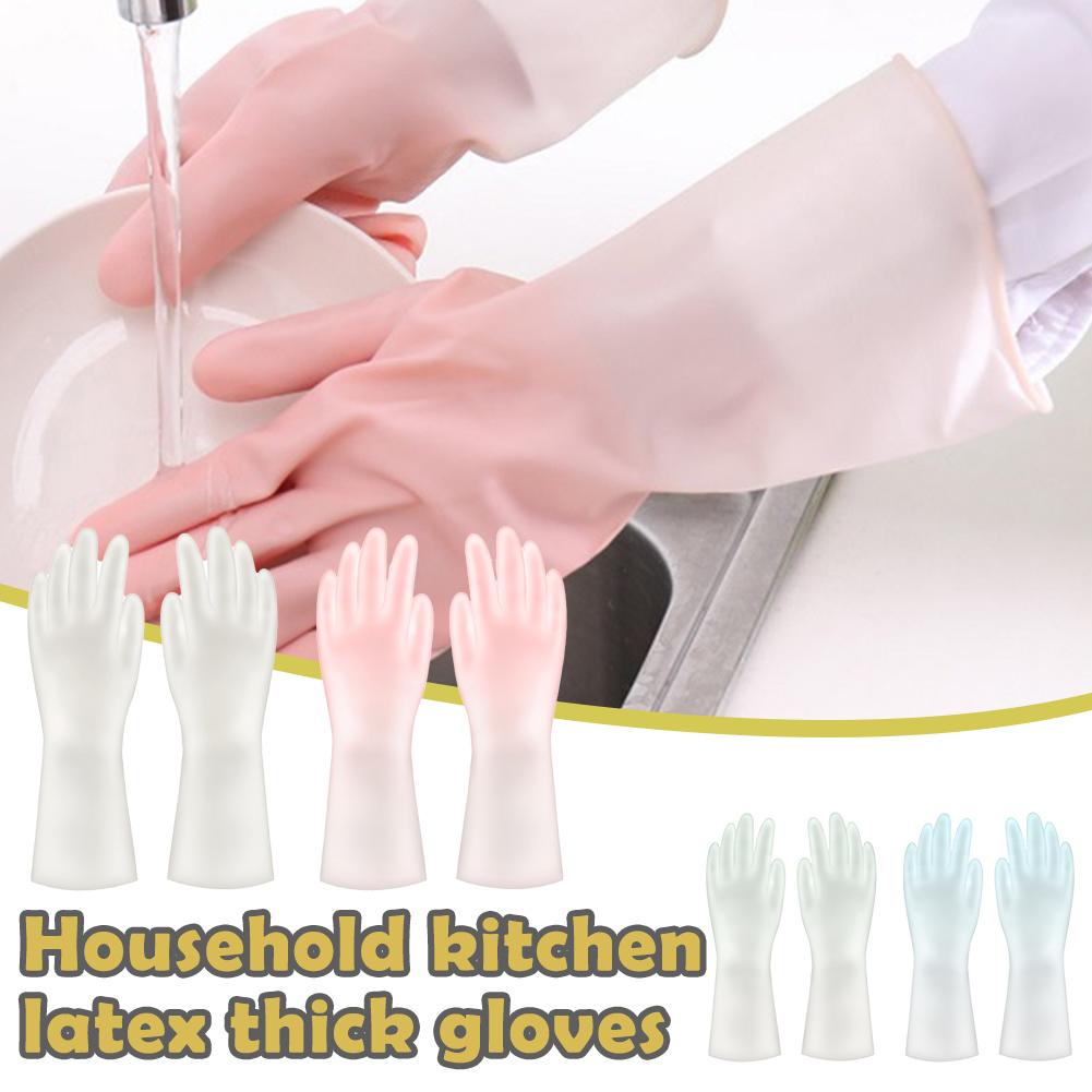 thumbnail image 3 of SGACAI Guantes de cocina Guantes impermeables para lavar platos Guantes de goma calientes, 3 of 7