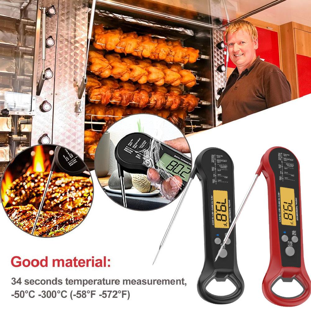 thumbnail image 2 of Ruifaya ☆Termómetro electrónico digital para alimentos y carne, para cocina, barbacoa, parrilla, lectura instantánea, 2 of 7