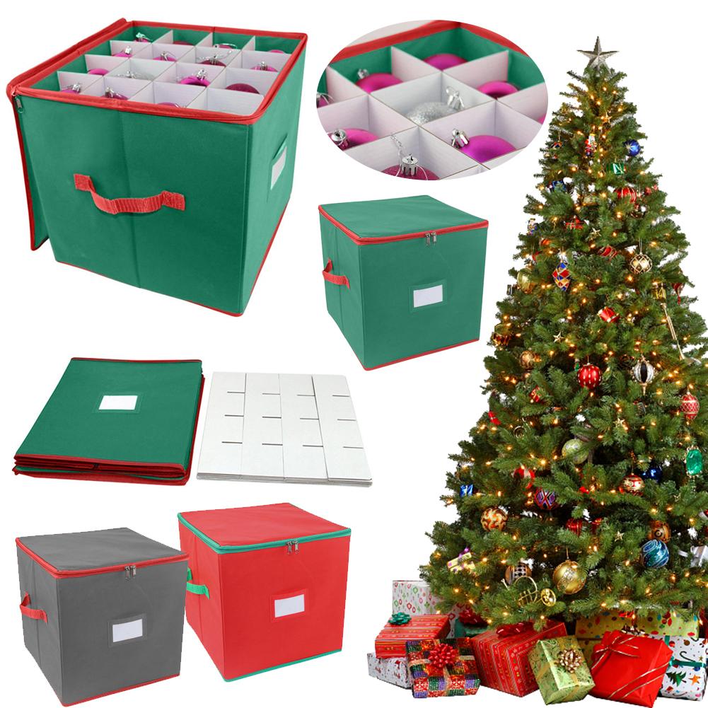 thumbnail image 2 of SGACAI Caja contenedora para guardar adornos navideños debajo de la cama con divisor, 2 of 7