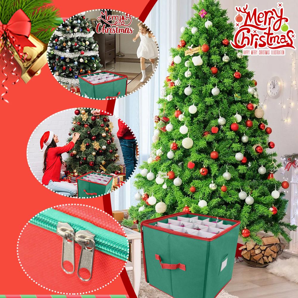 thumbnail image 3 of SGACAI Caja contenedora para guardar adornos navideños debajo de la cama con divisor, 3 of 7