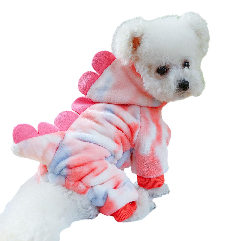 thumbnail image 4 of SGACAI Ropa para perros, sudaderas con capucha de dinosaurio cálidas de invierno, mono, suéter, abrigo, 4 of 7