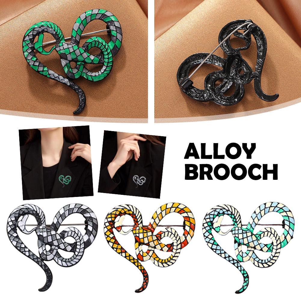 thumbnail image 3 of SGACAI 1X Broches de mujer Broches de serpiente Personalidad Hombres NUEVOS Mujeres y Reino Unido, 3 of 7