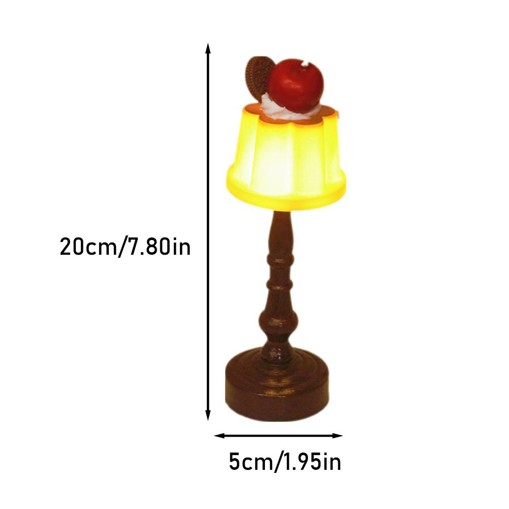 thumbnail image 2 of Wartleves Lámpara de escritorio LED con luz nocturna Pudding, lámpara de ambiente para mesita de noche y escritorio alimentada por batería±, 2 of 7