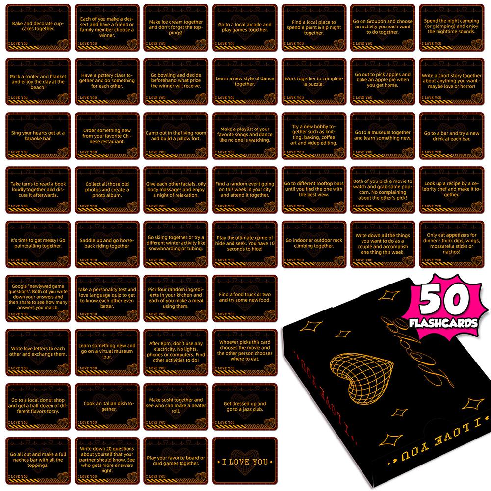 thumbnail image 5 of SGACAI Juegos para iniciar conversaciones honestas en pareja, 50 juegos de cartas con preguntas románticas y profundas para parejas, tarjetas de relación para parejas, ideas de juegos para citas no, 5 of 7