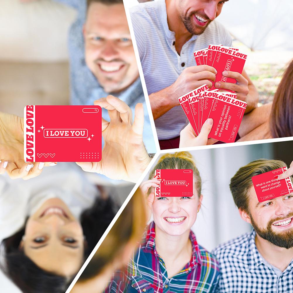 thumbnail image 3 of SGACAI Juegos para iniciar conversaciones honestas en pareja, 50 juegos de cartas con preguntas románticas y profundas para parejas, tarjetas de relación para parejas, ideas de juegos para citas no, 3 of 7