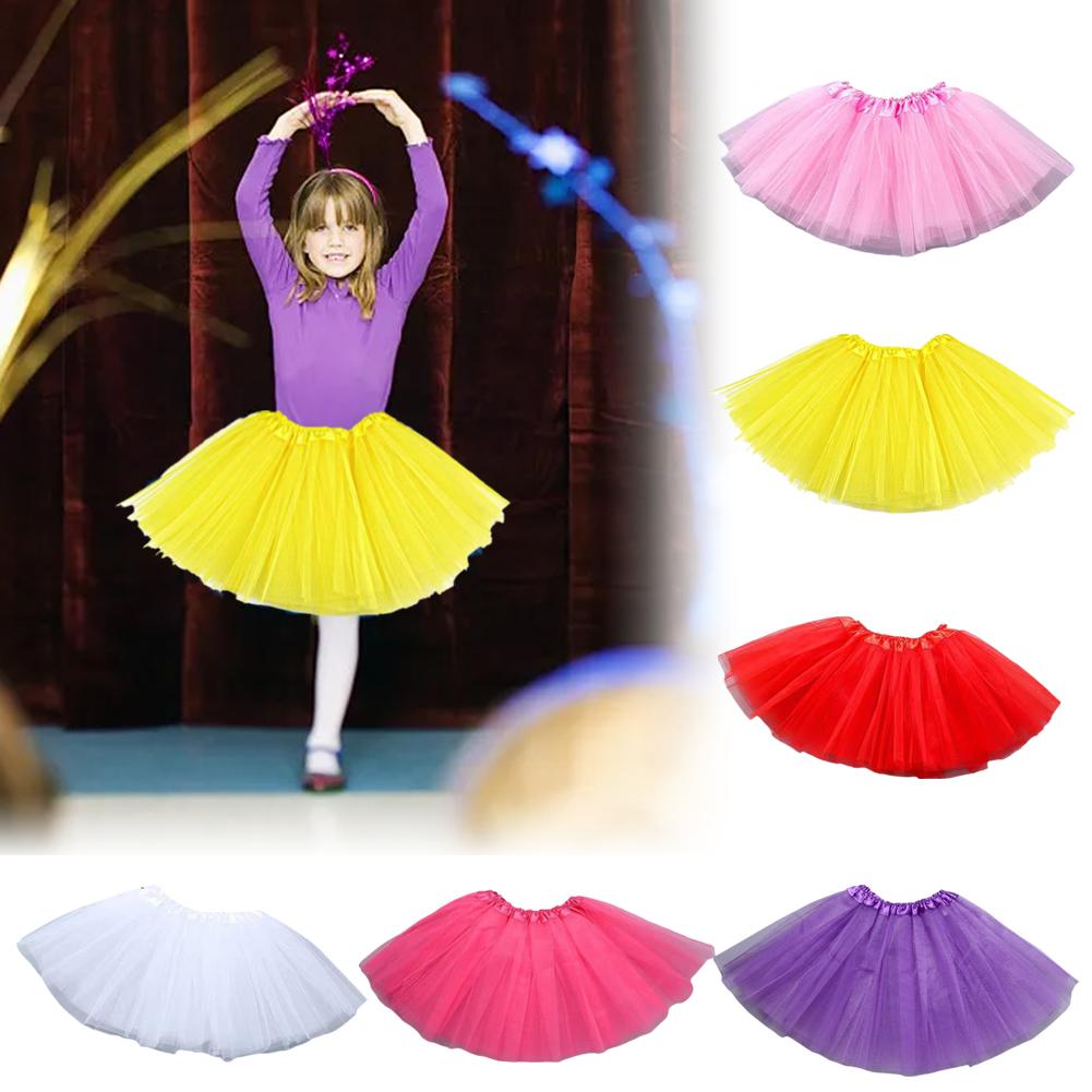 thumbnail image 3 of SGACAI Falda de tul para niñas, falda de ballet, tutú de princesa, falda corta para niñas adolescentes, faldas coloridas para correr, disfraz de fiesta, para bebés pequeños, cumpleaños de Navidad, 3 of 7