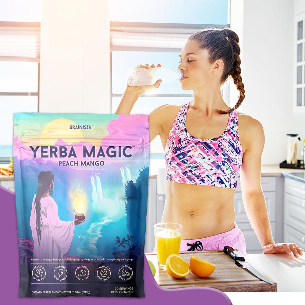 Yerba Magic Yerba Mate Instant Tea Powder - Peach Mango Flavors --30  Servings | eBay